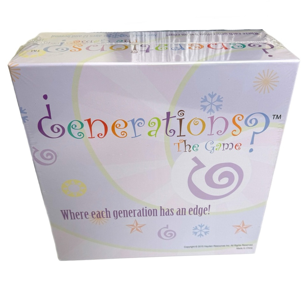 Generations Sealed Board Game Where Each Generation Has An Edge Hayden Resources